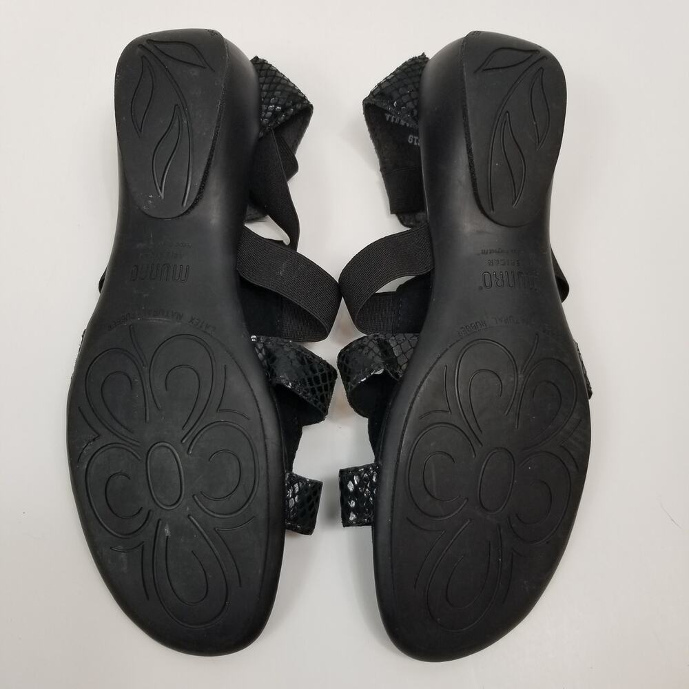 Munro American Black Sandals Size 11.5 N - Picture 6 of 7
